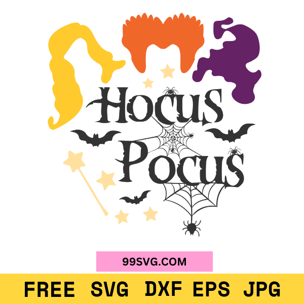 Hocus Pocus 2 SVG Halloween SVG, Free SVG for Cricut