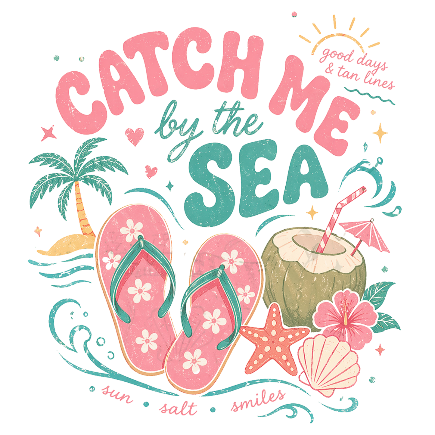 Cute Summer Hand Drawn SVG Bundle