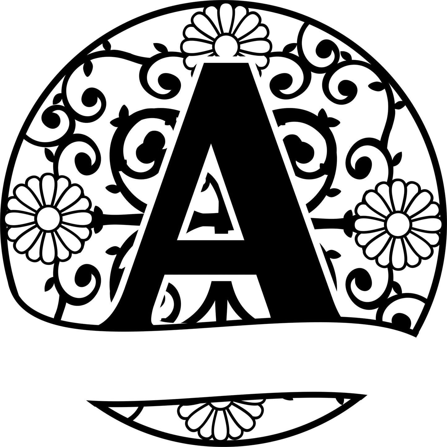 Keychain Alphabet SVG Personalized Letter Designs for Cricut