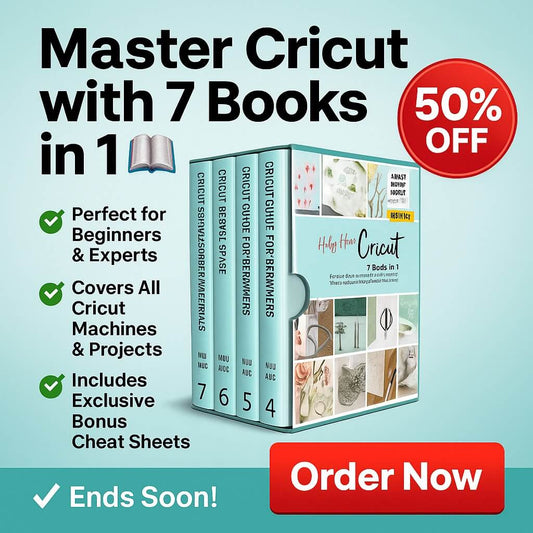 Cricut: 7 Books in 1: The Perfect Guide You Can't Find in The Box!