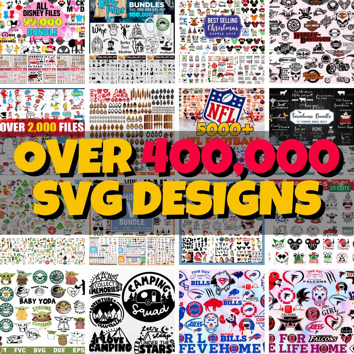 All You need to start Crafting : +500K SVG Designs & Cricut Guides