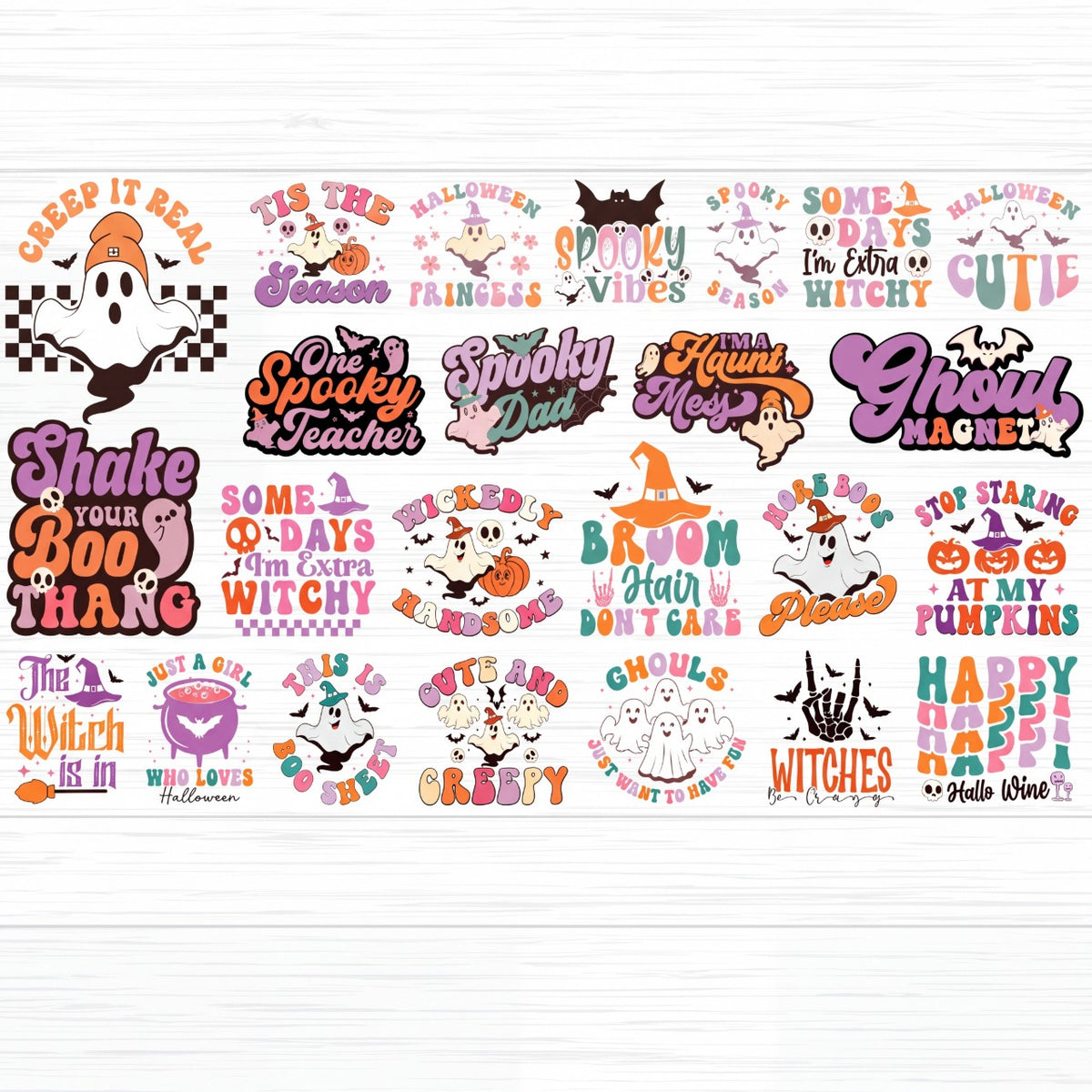 🎃 Retro Halloween SVG Mega Bundle – Huge Cricut Collection!