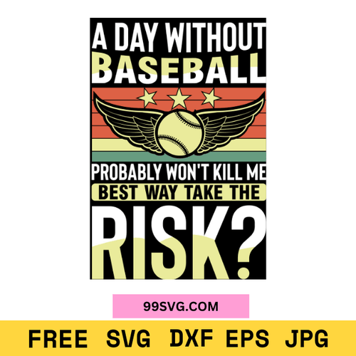 Baseball Typography T-Shirt Design SVG Sports SVG for Cricut