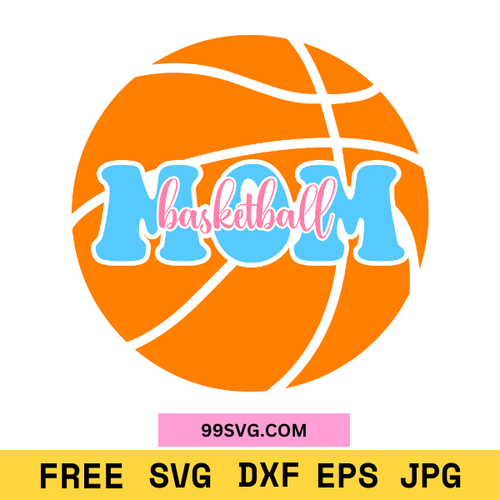 Basketball Mom SVG Custom T-Shirt Design for Cricut & Silhouette