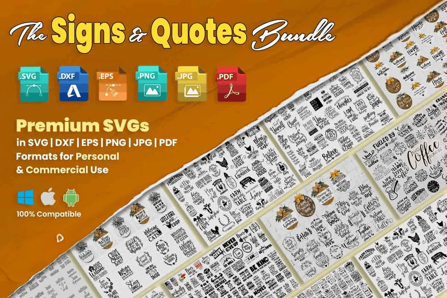 The Ultimate Cricut SVG Collection : 200,000 Unique SVGs + Bonuses