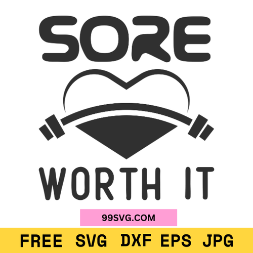 GYM Quotes SVG Cut Files Inspirational Fitness & Workout Designs