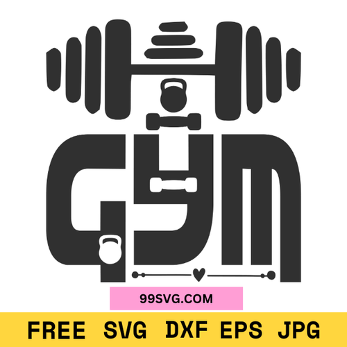 GYM Quotes SVG Cut Files Motivational Fitness Design Bundle