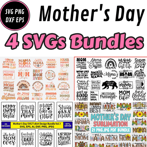 FREE Mother’s Day Mega SVG Bundle — 82 Premium Designs for Cricut & Sublimation