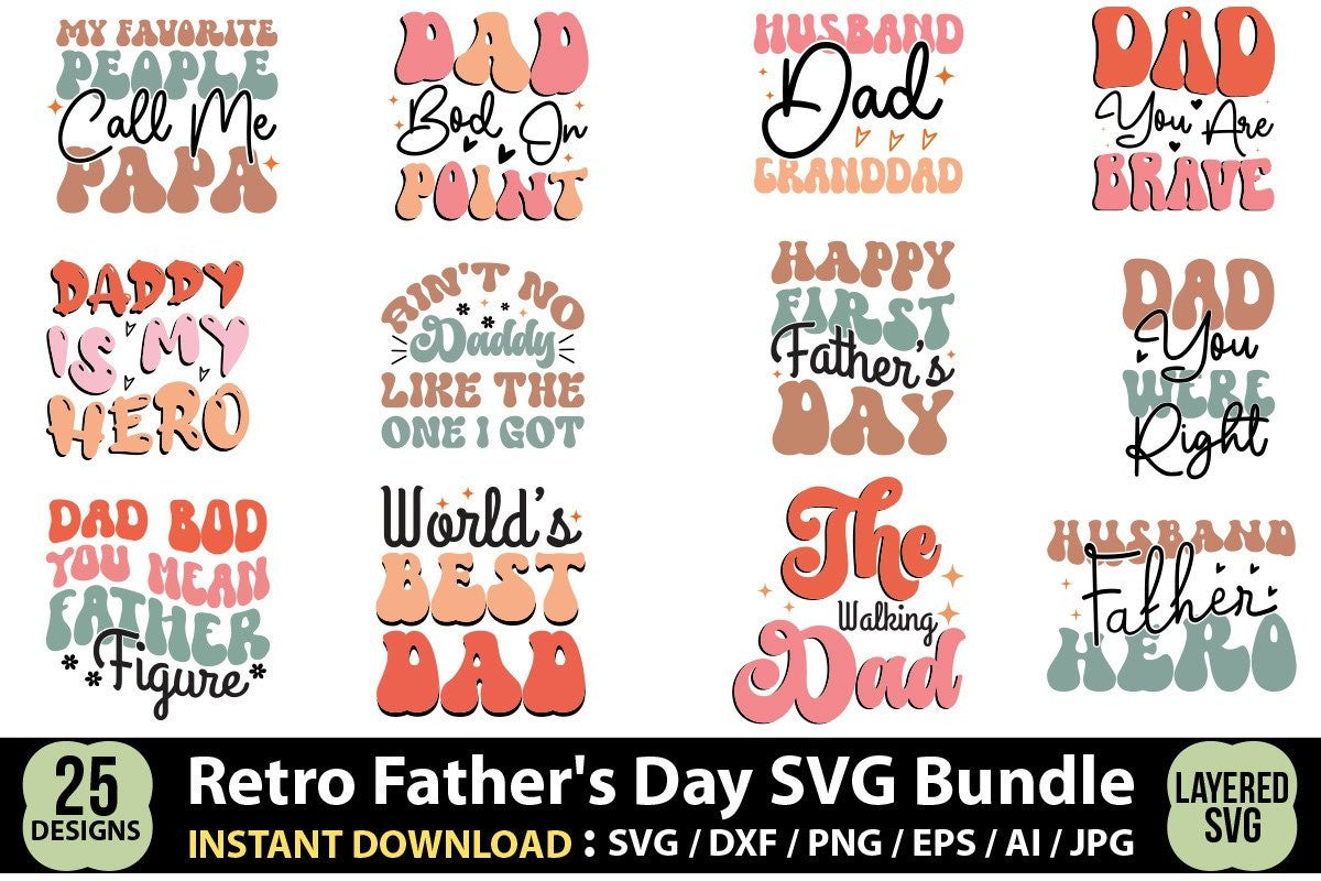 FREE Father’s Day Mega SVG Bundle — 90+ Premium Designs for Cricut & Sublimation - 99SVG