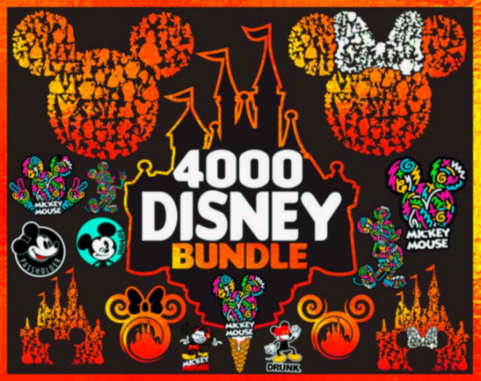 4000 Disney SVG Mega Bundle for Cricut & Silhouette