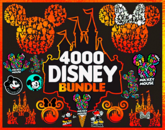 4000 Disney SVG Mega Bundle for Cricut & Silhouette