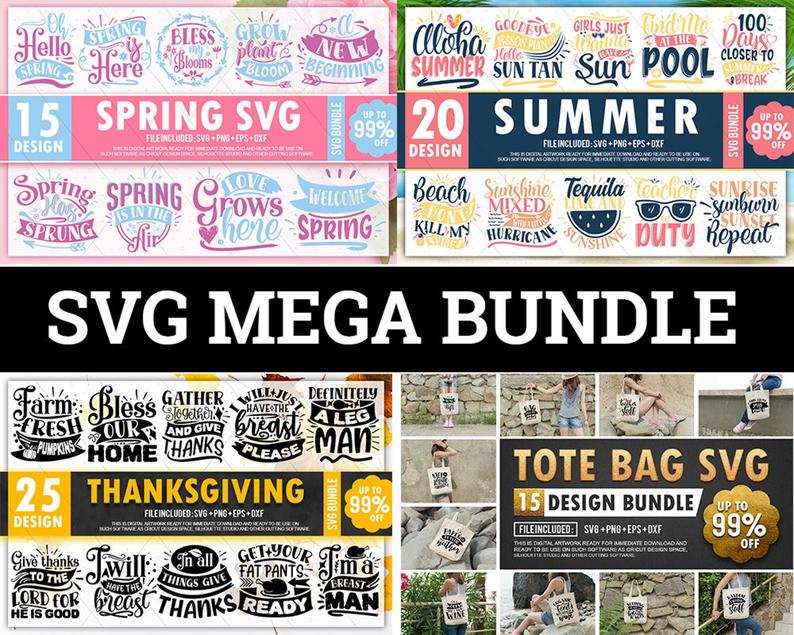 1400 Massive SVG Cut Files Bundle