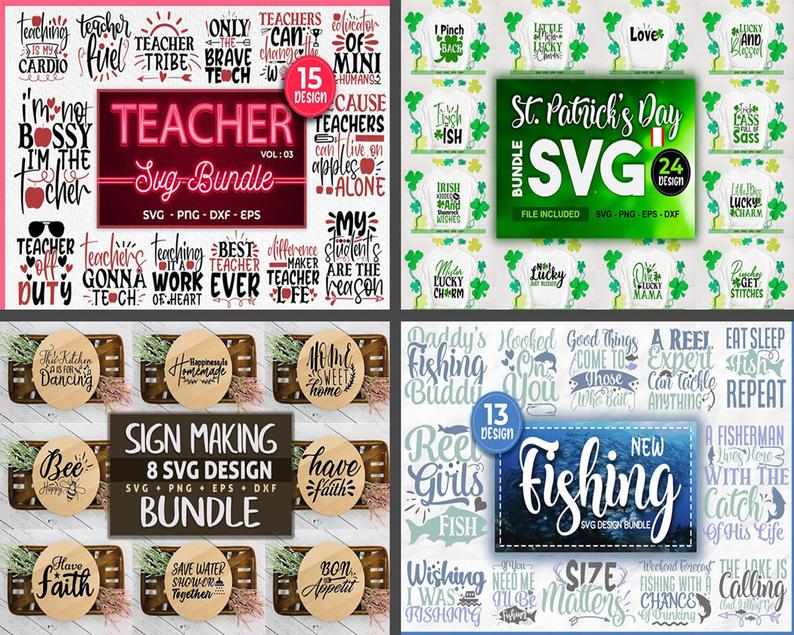 1400 Massive SVG Cut Files Bundle