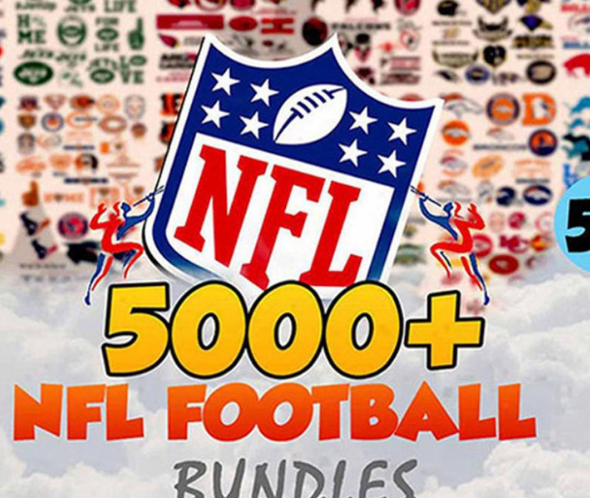 5000 NFL Teams Mega Bundle SVG