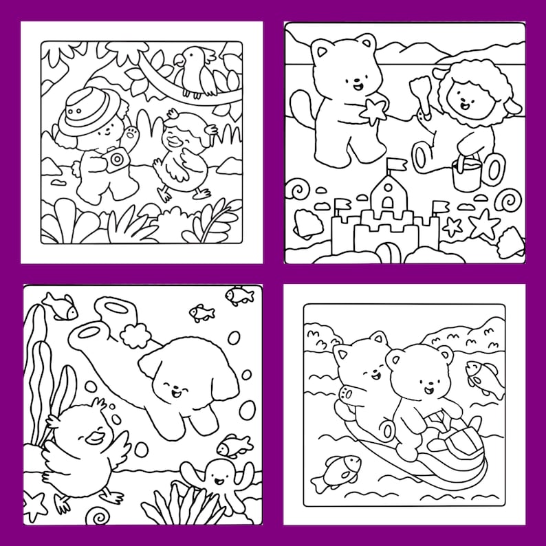 9500+ Mega Coloring Bundle – 100+ Cozy, Cute & Relaxing PDF Books for All Ages! - 99SVG