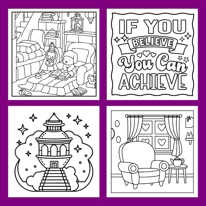9500+ Mega Coloring Bundle – 100+ Cozy, Cute & Relaxing PDF Books for All Ages! - 99SVG