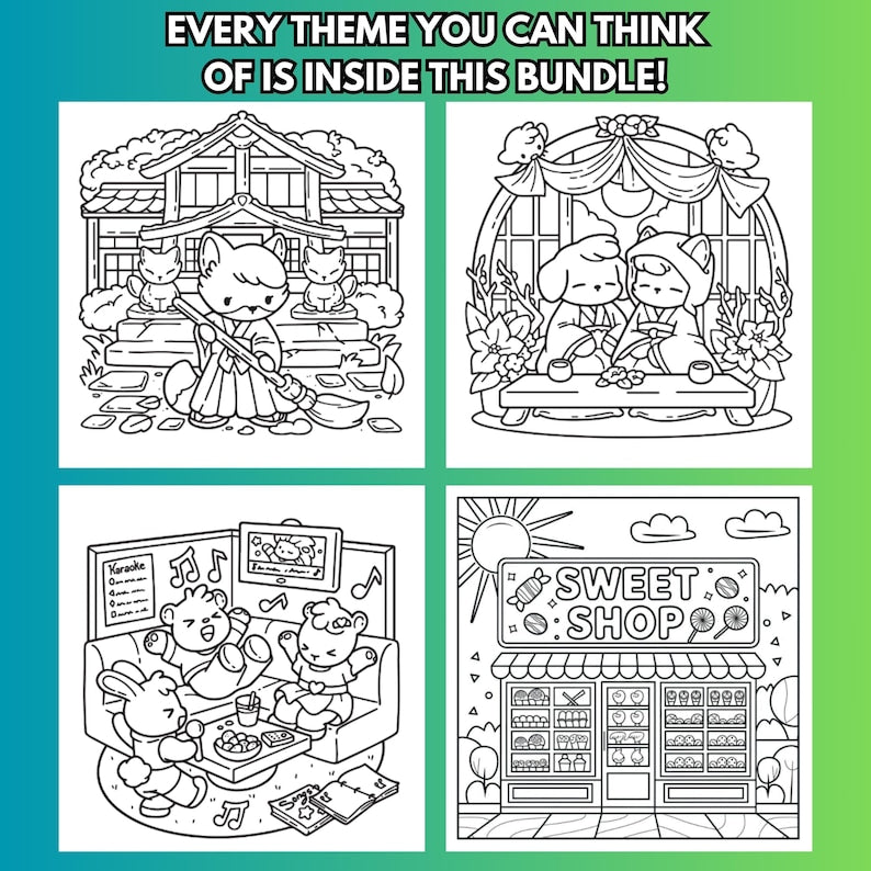 🌟 Ultimate Lifetime Bundle: 50,000+ Coloring Pages – Endless Cozy Coloring Fun! 🎨✨ - 99SVG