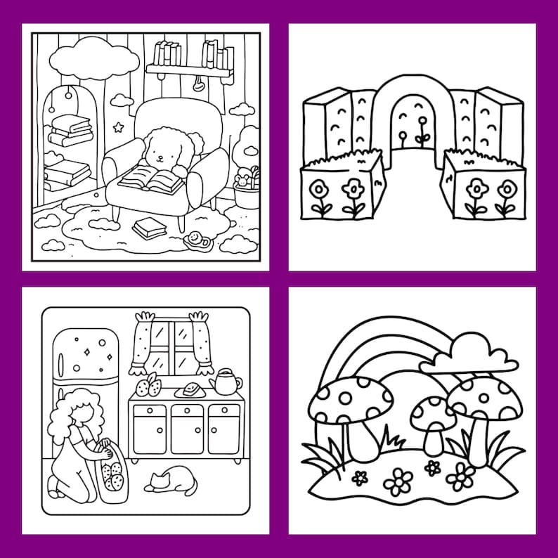 9500+ Mega Coloring Bundle – 100+ Cozy, Cute & Relaxing PDF Books for All Ages! - 99SVG