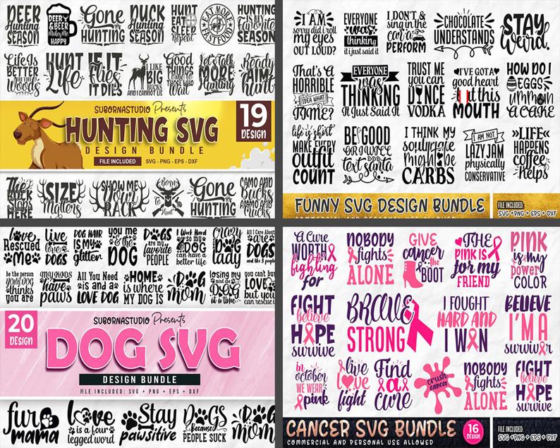 1400 Massive SVG Cut Files Bundle