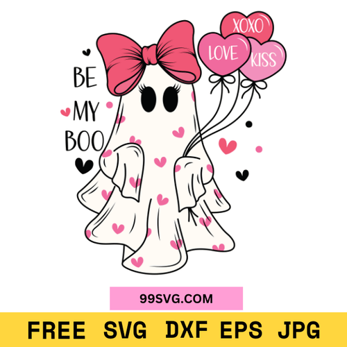Valentine Ghost SVG  Valentine SVG, Free SVG for Cricut