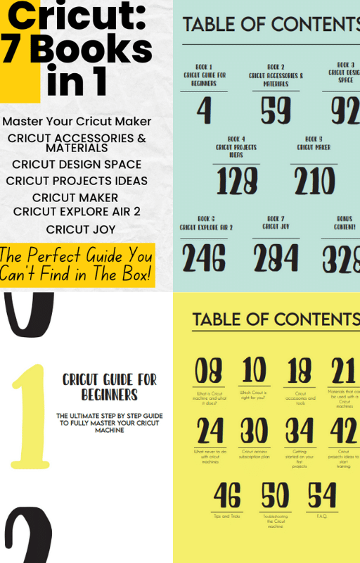 Cricut: 7 Books in 1: The Perfect Guide You Can't Find in The Box! - 99SVG
