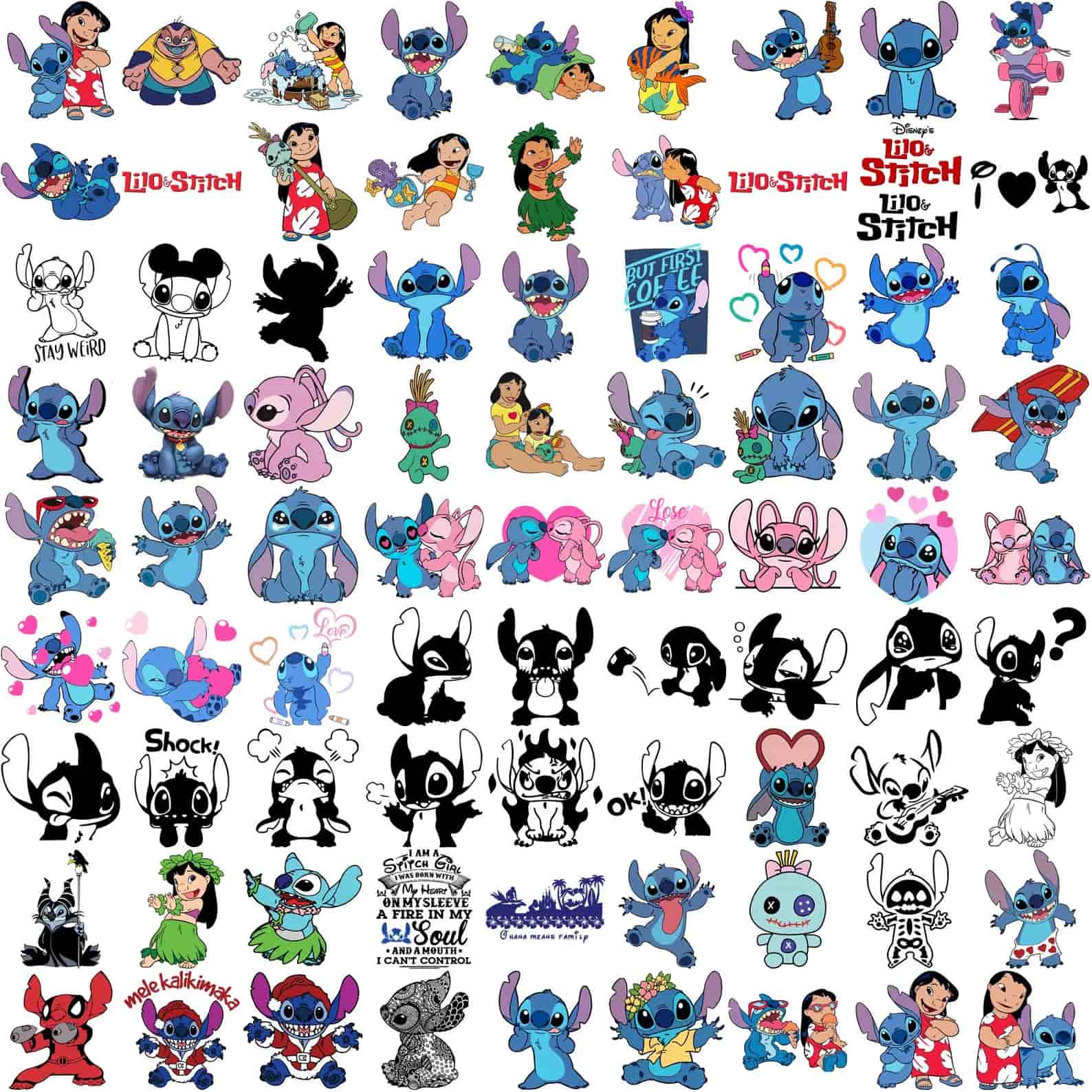 Stitch SVG Mega Bundle – 2800+ Files Designs - 99SVG