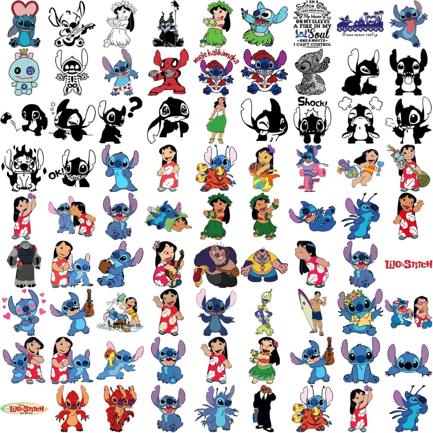Stitch SVG Mega Bundle – 2800+ Files Designs - 99SVG