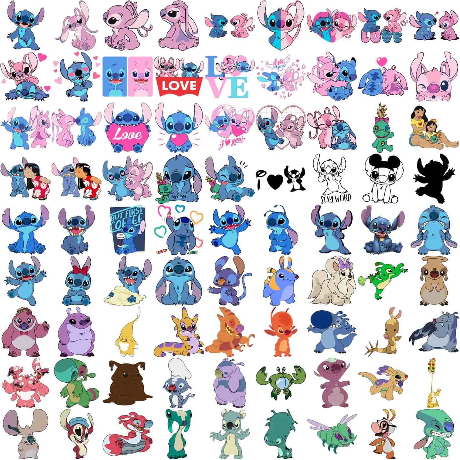 Stitch SVG Mega Bundle – 2800+ Files Designs - 99SVG