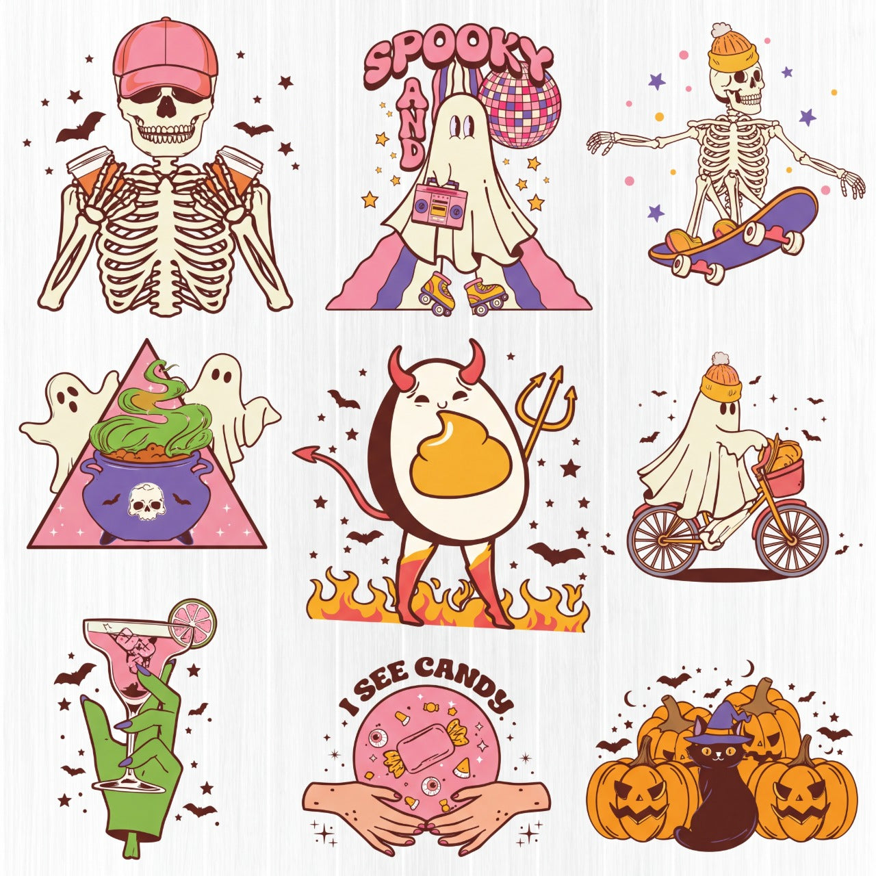 🎃 Retro Halloween SVG Mega Bundle – Huge Cricut Collection!